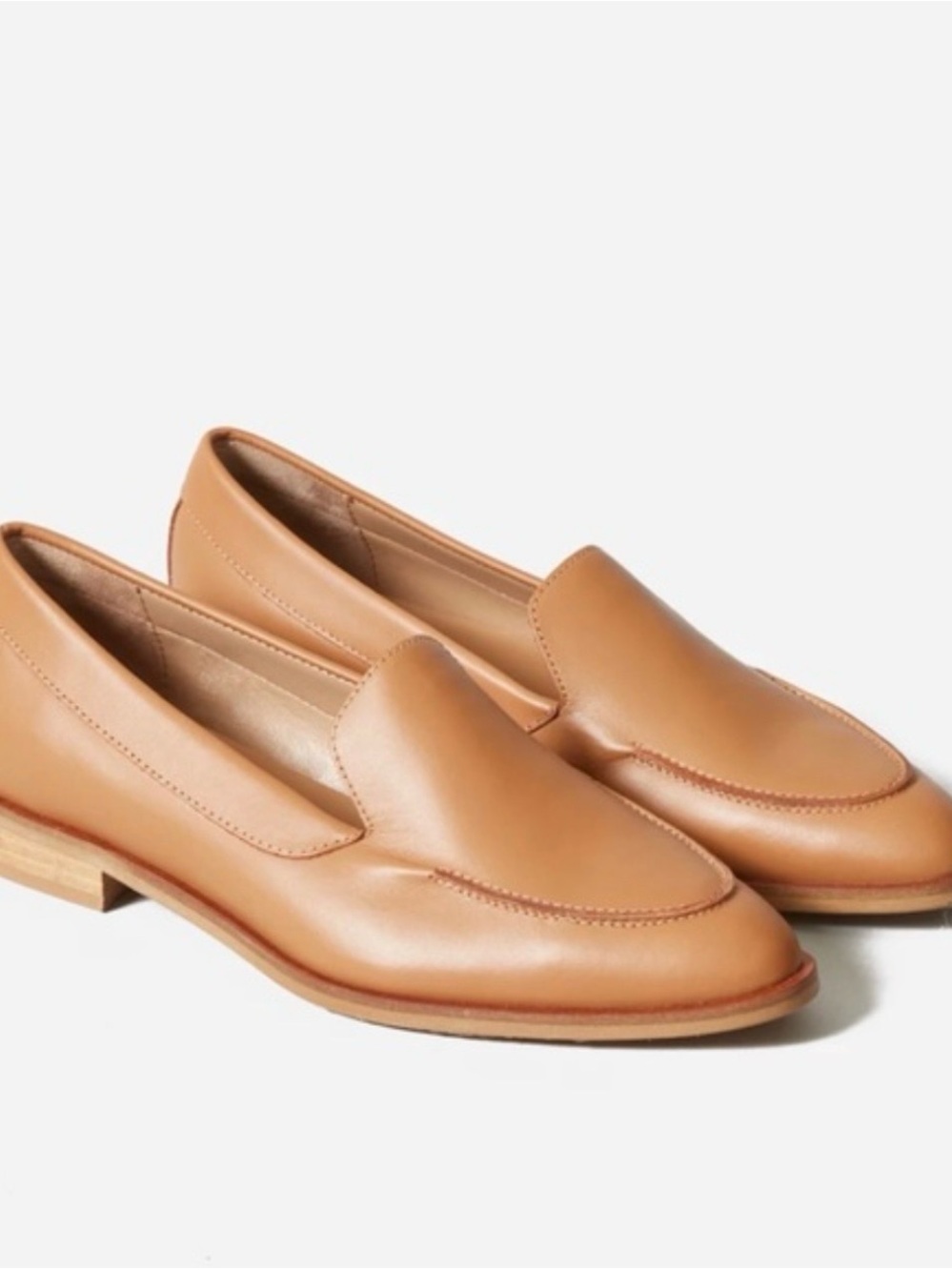 Everlane The Modern Loafer Camel Made In Italy Size 5.5